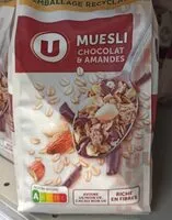 Mängden socker i Muesli chocolat & amandes