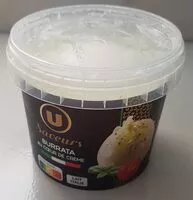 Mängden socker i Burrata au coeur de crème