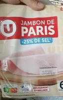 Mängden socker i Jambon de Paris -25% de sel