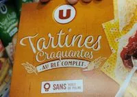 Mängden socker i Tartines craquant es au blé complet