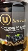 Mängden socker i Confiture de cassis