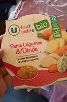 Mängden socker i Petits légumes et dinde