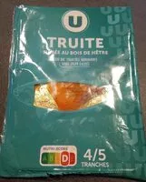 Mängden socker i Truite fumée au bois de hêtre