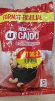 Mängden socker i Noix de Cajou U