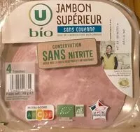 Mängden socker i Jambon supérieur sans couenne sans nitrite