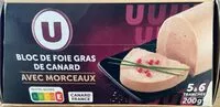 Mängden socker i Bloc de foie gras