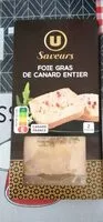 Mängden socker i Foie gras de canard entier