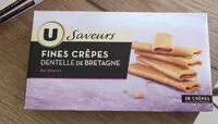 Mängden socker i Fines crêpes dentelles de Bretagne
