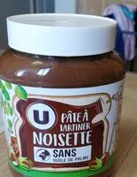 Mängden socker i Pâte à tartiner noisettes