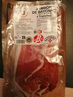 Mängden socker i Jambon de Bayonne