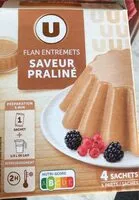 Mängden socker i Flan entremets saveur pralinés