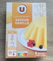 Mängden socker i Flan entremets saveur vanille