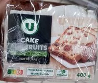 Mängden socker i Cake aux fruits