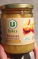 Mängden socker i Ananas en morceaux