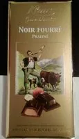 Mängden socker i Noir fourré praliné