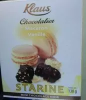 Mängden socker i Klaus chocolatier macaron vanille