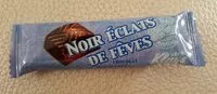 Mängden socker i Chocolat noir eclats de feves