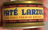 Mängden socker i Paté larzul pur porc fermier breton