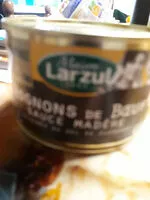 Mängden socker i Larzul Rognons Boeuf Sauce Madere. 1 / 2. 410G