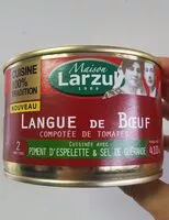 Mängden socker i Langue de boeuf compotee de tomates