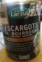 Mängden socker i Escargots de Bourgogne