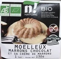 Mängden socker i Moelleux marrons Chocolat et sa crème de Marrons