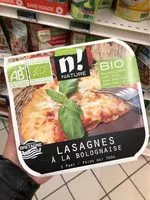 Mängden socker i Lasagnes à la Bolognaise