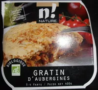 Mängden socker i Gratin d'aubergine