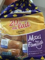 Mängden socker i Pains au lait format familial