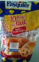Mängden socker i Pain au lait Touche de fruits rouges
