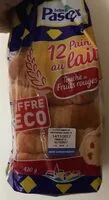 Mängden socker i 12 pains au lait - touche de fruits rouges