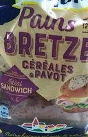 Mängden socker i Ptit Sandwitch façon Bretzel Céréales et Pavot x 6
