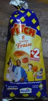 Mängden socker i Pitch brioches Fraise (x 8 + 2 gratuits) - 385 g - Brioche Pasquier