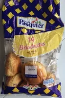 Mängden socker i briochettes au levain pasquier