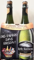 Mängden socker i Cidre traditionnel