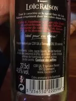 Mängden socker i Cidre & Framboise