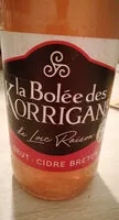 Mängden socker i la bolée des Korrigans