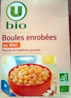 Mängden socker i Boules enrobées au miel