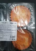 Mängden socker i Tielles setoises × 4