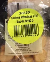 Mängden socker i Croutons aromatises a l'ail