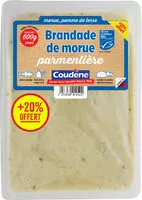 Mängden socker i Brandade de morue parmentière Coudène