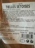 Mängden socker i Tielles sétoises