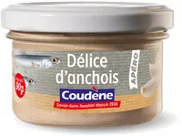 Mängden socker i Délice d'anchois Coudène