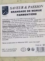 Mängden socker i Brandade de morue