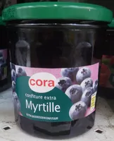 Mängden socker i Confiture extra Myrtille