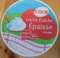 Mängden socker i Crème fraîche épaisse (30% MG)