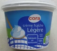 Mängden socker i Crème fraîche Légère (15% MG)