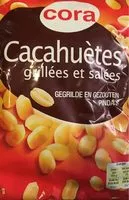 Mängden socker i Cacahuètes grillées et salées