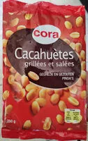 Mängden socker i Cacahuètes grillées et salées
