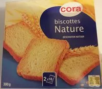 Mängden socker i Biscottes nature